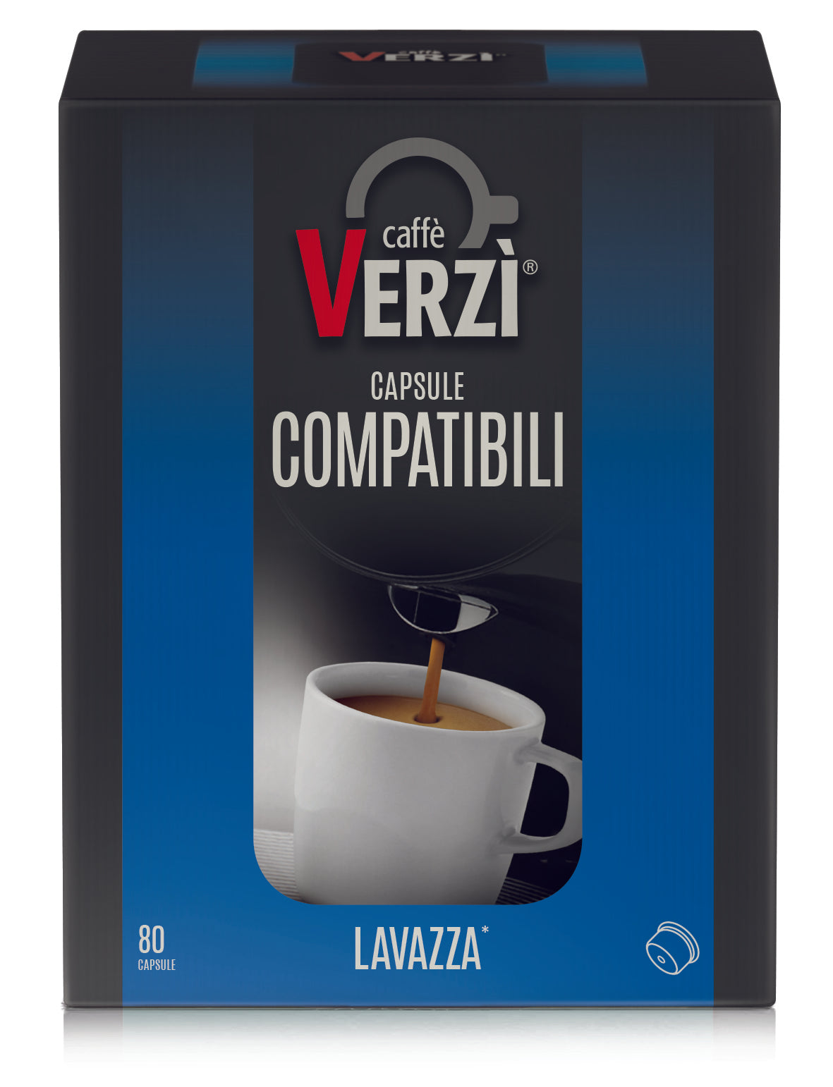 Caffè Verzi niscela Ricco 80pz compatibile Lavazza Blue / InBlack