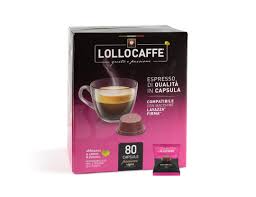 Miscela Nera Lollo Caffè compatibile Lavazza Firma 80pz