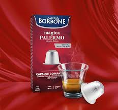 Miscela MAGICA PALERMO - Capsule In Alluminio COMPATIBILI Nespresso - Caffè Borbone