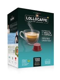 Miscela Nera 100pz Lollo Caffè compatibile Lavazza Blue/InBlack